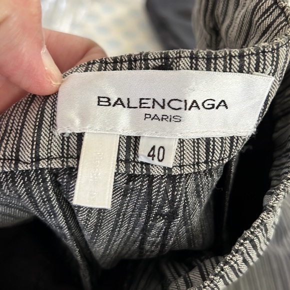 Balenciaga grey and black striped jeans high waisted size 40 - Picture 7 of 11